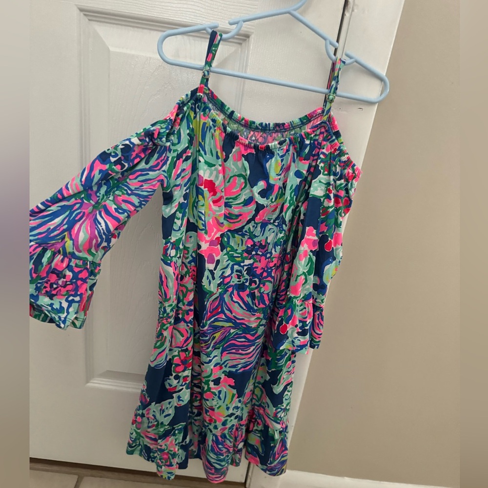 Lilly Pulitzer cold shoulder dress